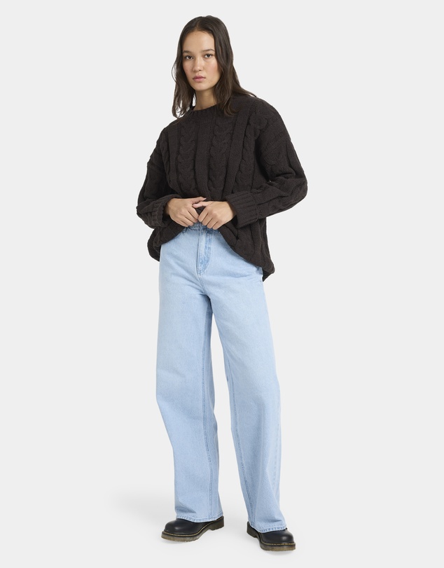 Volcom - Womens Cable Cover Crew Neck