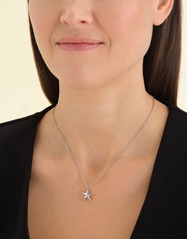 Rosefield - Seastar Silver Tone Necklace