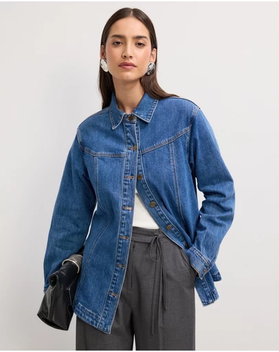The Fated - Astrid Denim Shacket