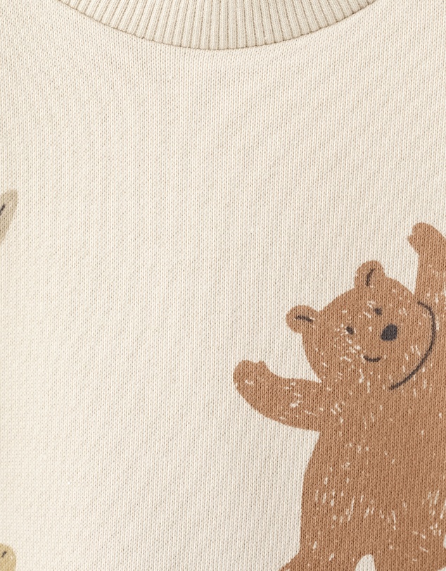 M.N.G - Bear Sweatshirt - Babies-Kids