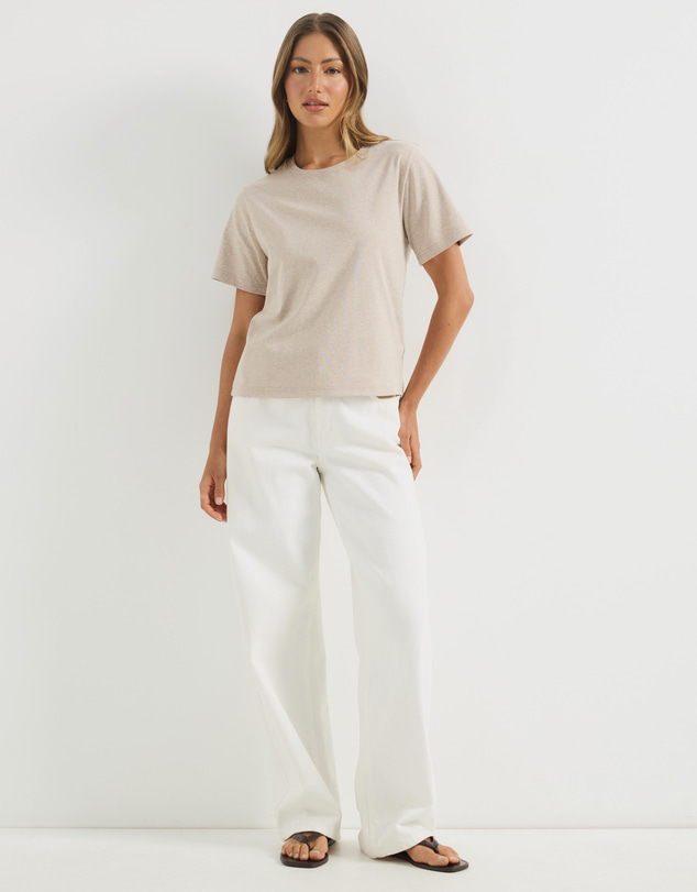 Atmos&Here - Cotton Slim T-Shirt