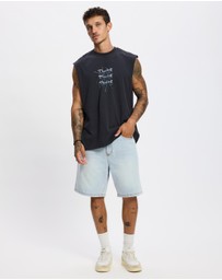 Thrills - Run For The Hills Box Fit Oversize Muscle Tee