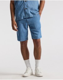 Calibre - Fluid Denim Shorts Blue