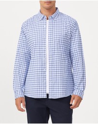 Van Heusen - Stretch Gingham Oxford Casual Shirt