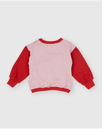 Goldie + Ace - Comfy Embroidered Sweater - ICONIC EXCLUSIVE - Babies-Kids