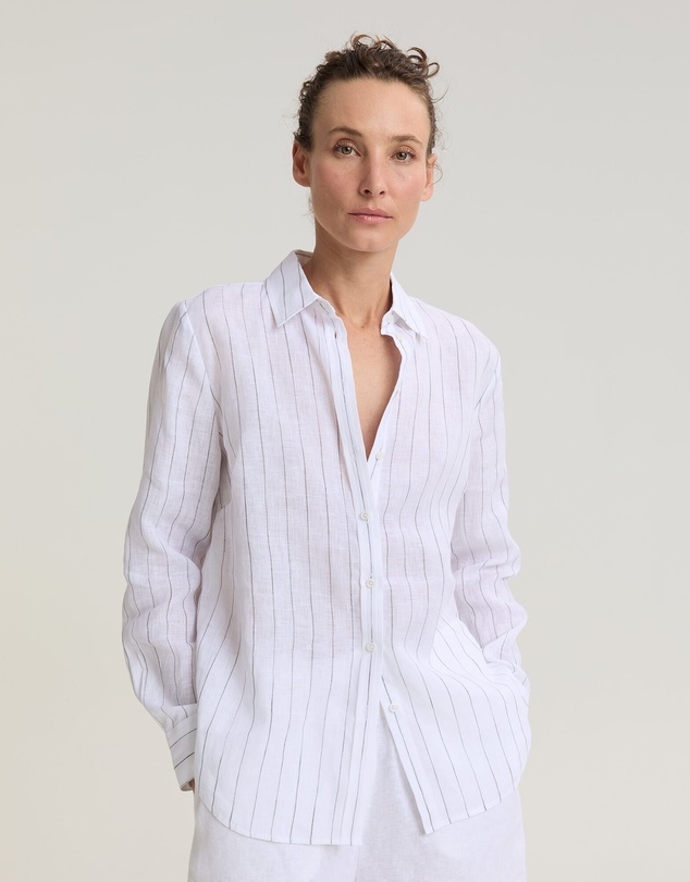 Sportscraft - Dahlia Stripe Linen Shirt