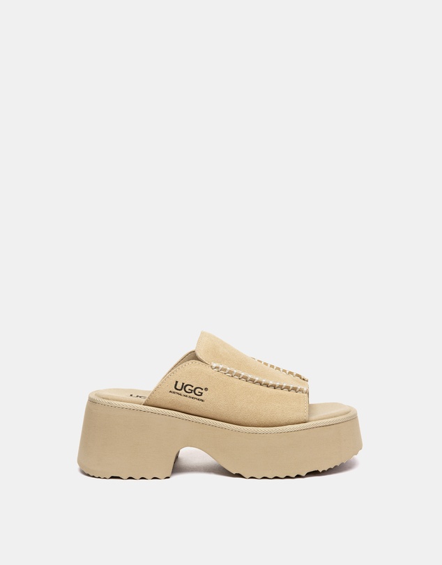 EVERAU - Australian Shepherd Ugg Haive Cow Suede Upper Loafer Oxfords Flats