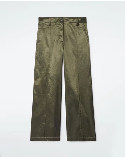 COS - Pintucked Satin Utility Trousers