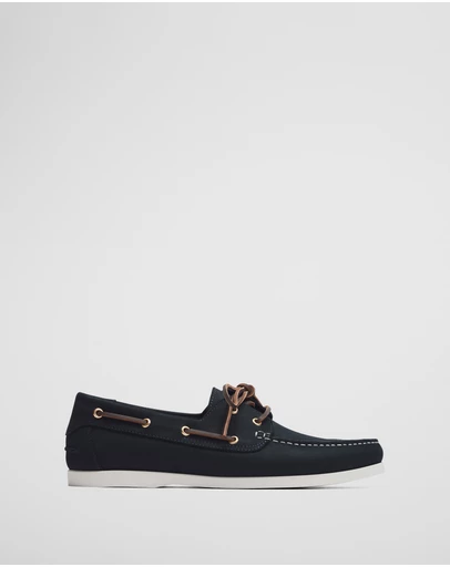 Country Road - Flynn Nubuck Leather Boat Shoe