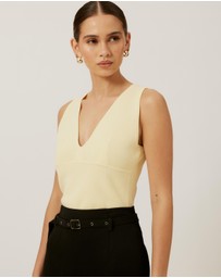 Tussah - V Neck Knit Top