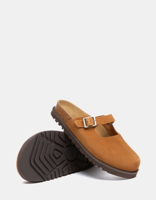 EVERAU - Australian Shepherd Ugg Brikon Cow Suede Upper Loafer Oxfords Flats
