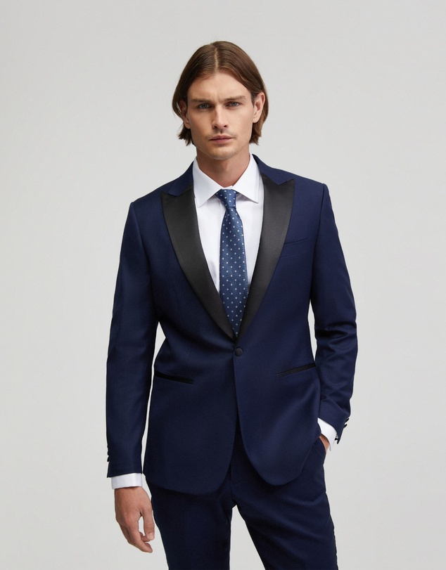 Oxford - Dinner Suit Jacket With Peak Lapel