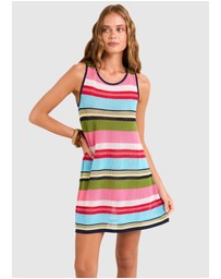 Subtitled - Alicante Stripes Knit Mini Dress