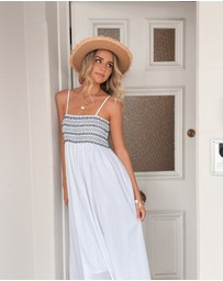 Esther & Co - Ilyndra Dress - White Multi