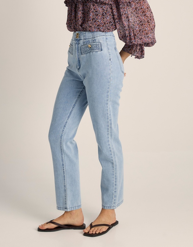 Fate + Becker - Lila Straight Leg Jean