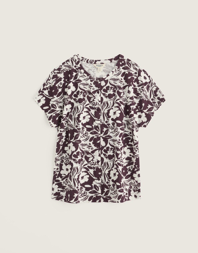 Seasalt - Tor Grass Printed Top in GOTS Organic Cotton