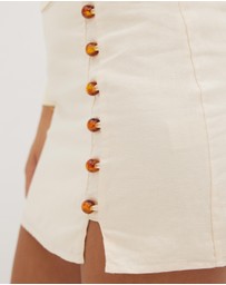 Dazie - Beach Baby Beaded Mini Skirt
