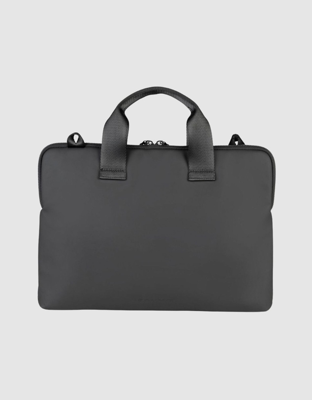 Tucano - Tucano Gommo Super Slim Laptop Bag Black Fits 13-14 Inch Laptops Rainproof Fabric