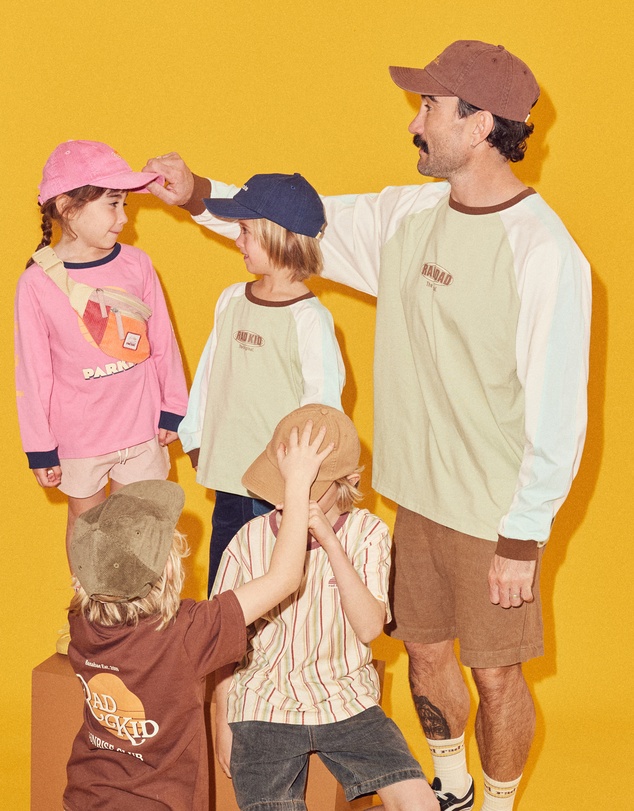Banabae - Rad Dad Long Sleeve Spliced Tee