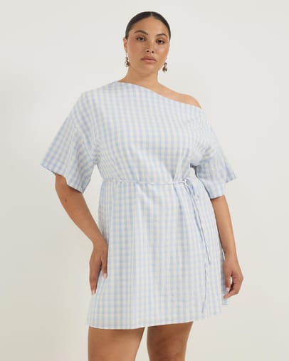 Blue & White Gingham