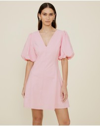 The Fated - Puff Sleeve Mini Dress