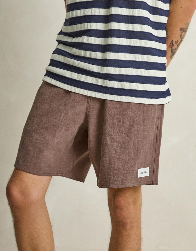 Rhythm - Textured Linen Jam Shorts