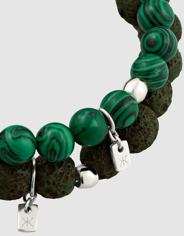 Kuzzoi - ICONIC EXCLUSIVE - Distressed Bead Bracelet Set