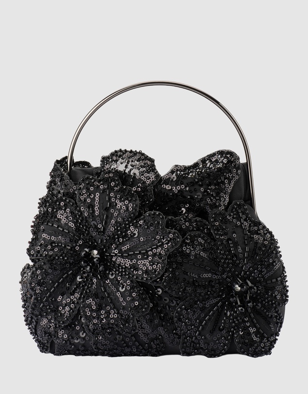 Olga Berg - Flora Applique Top Handle