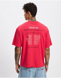 Thrills - Metal and Dust Box Fit Oversize Cropped Tee