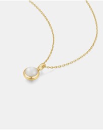 Ania Haie - Ania Haie Gold Mother of Pearl Pendant Necklace