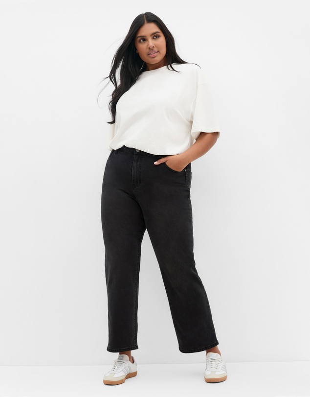 City Chic Women's Plus Size Harley Skinny Jeans | High Rise Curvy Fit Jeans | Denim With Internal Waistband Adjusters