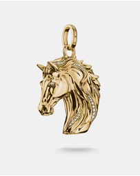 THOMAS SABO - THOMAS SABO Gold Horse Pendant with Zirconia