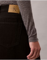 Calvin Klein Jeans - Denim Mini Wrap Skirt