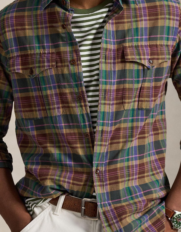 Polo Ralph Lauren - Classic Fit Madras Shirt - ICONIC EXCLUSIVE