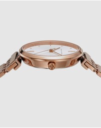Armani Exchange - Rose Gold-Tone Women's Analogue Watch