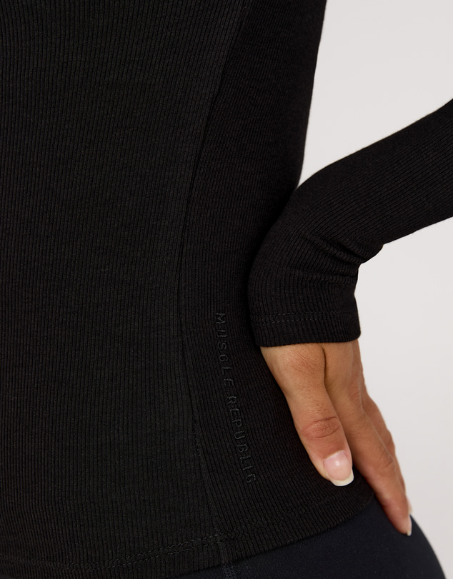 Muscle Republic - Stance V2 Ribbed Long Sleeve Top