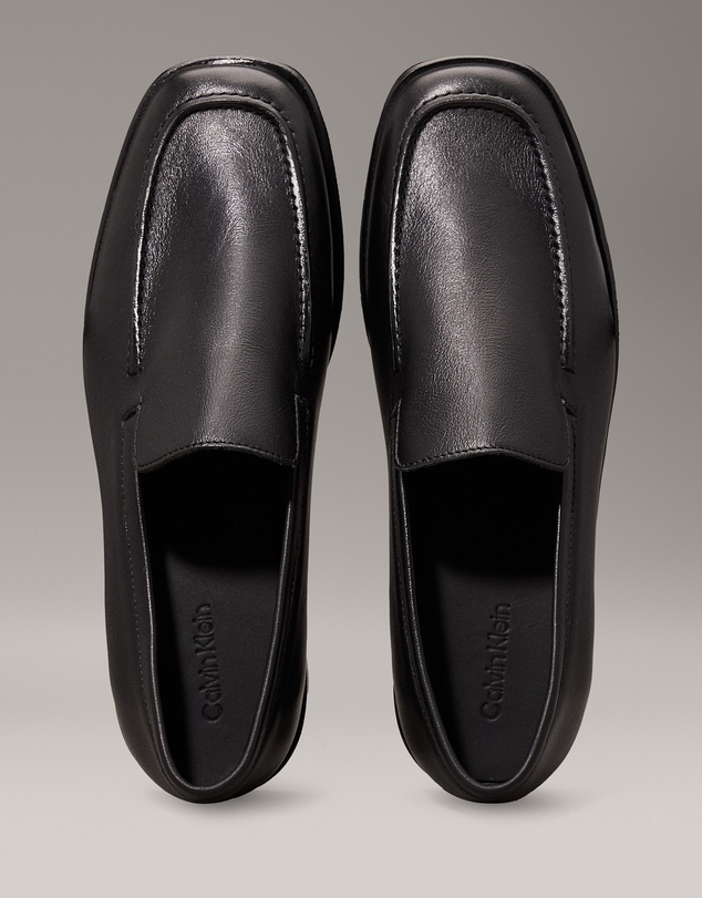 Calvin Klein - Leather Square Toe Loafers