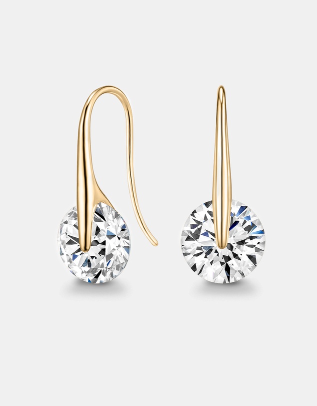 Mestige - Eclipse Earrings - 18K Gold Plated