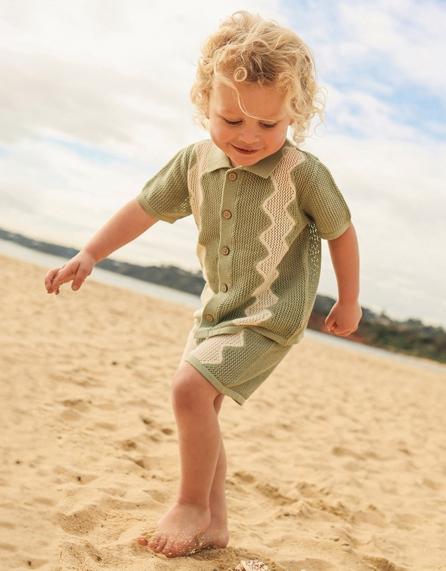 Kynd Baby - Knit Short in Sage