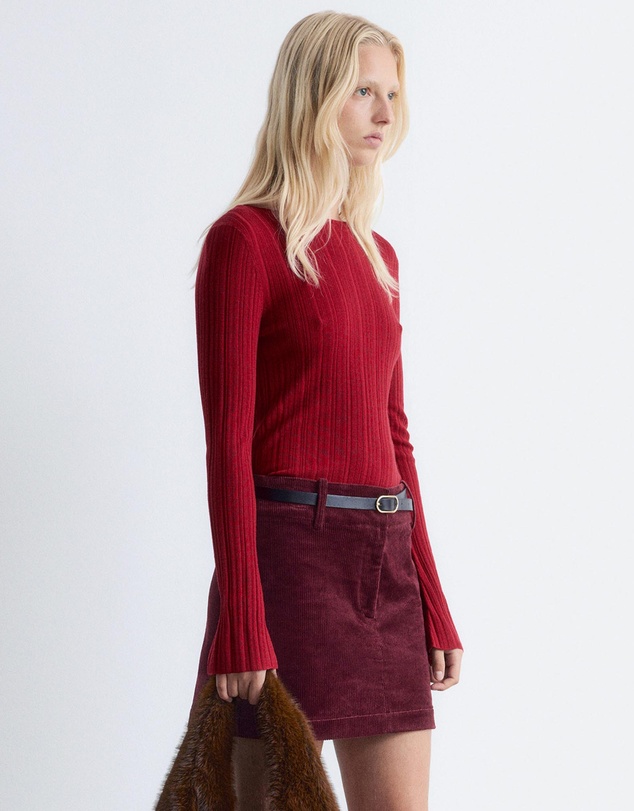 & Other Stories - Rib-Knit Wool Boatneck Top