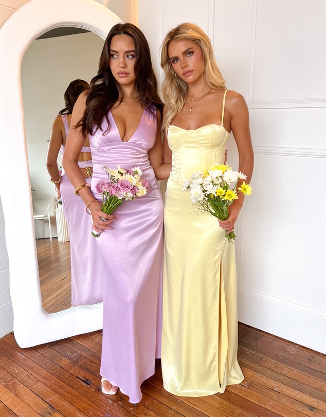 Beginning Boutique - Eli Purple Maxi Dress