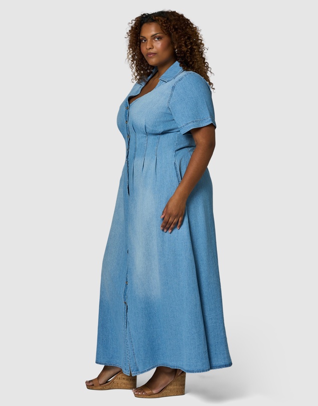 Indigo Tonic - Tara Chambray Maxi Dress