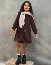 Country Road - Organically Grown Cotton Cord Button Through Dress