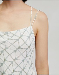 Oxford - Monica Printed Slip Dress