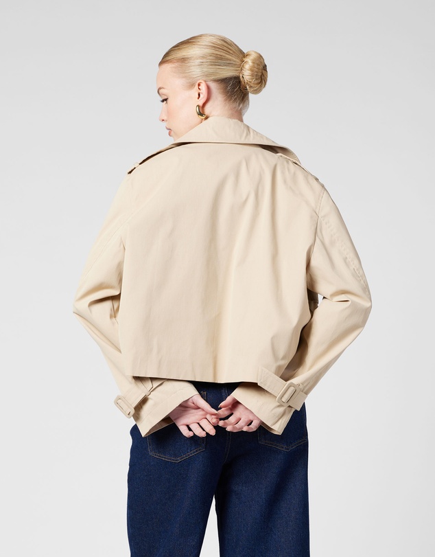 MVN - Cropped Trench Coat