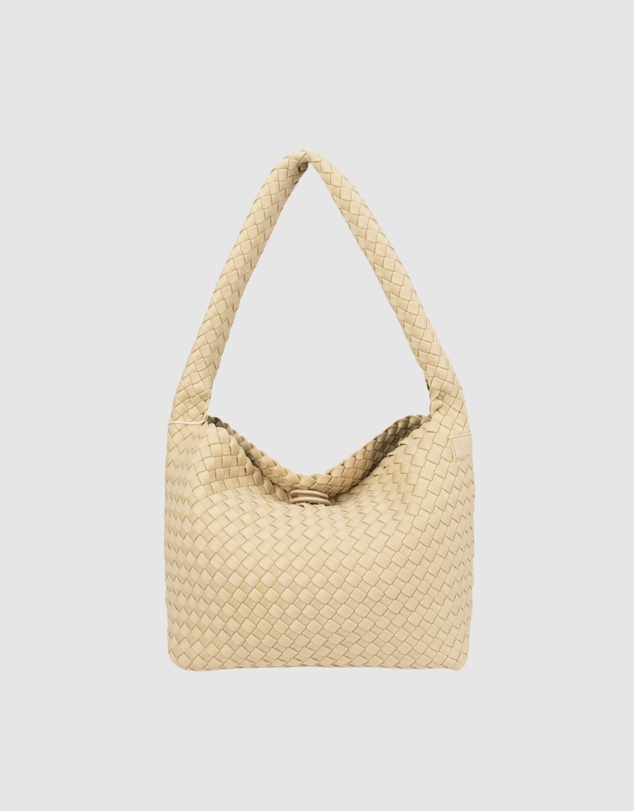 Chuchka - Woven Neoprene Willa Tote Beige
