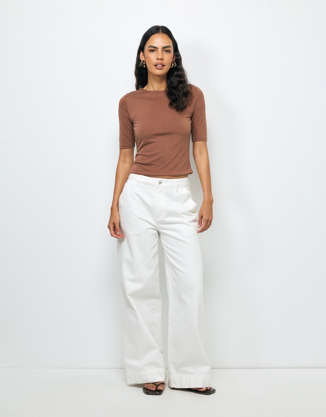 AERE - Kora Scoop Back Top