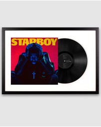 iWorld - Framed The Weeknd Starboy - Double Vinyl Album Art
