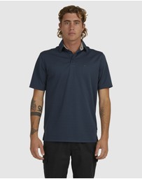 Quiksilver - Mens Waterman Water Short Sleeve Polo Shirt