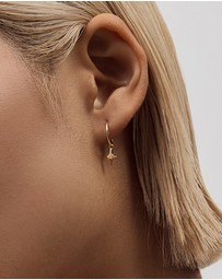 SAINT VALENTINE - Starburst Mini Hoops - Gold